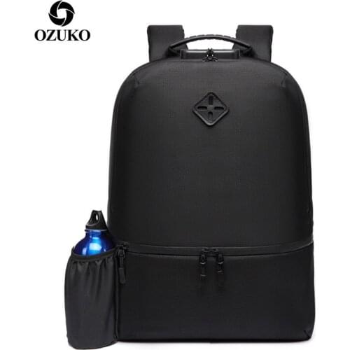 OZUKO School Bags For Student Backpack Men Casual 15.6 inch Laptop Bags Male Waterproof Women Backpacks Travel Mochila New