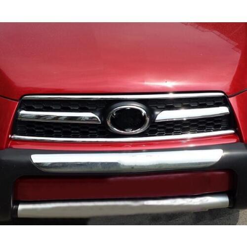 Higher star ABS chrome 4pcs car grill decoration trim cover For TOYOTA RAV4 2009-2013