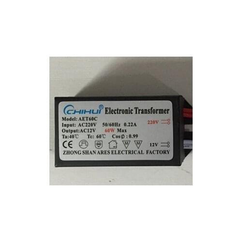 10pcs/lot High-quality 60W AC 220V-12V Halogen Light Lamp LED Driver Power Supply Converter Electronic Transformer