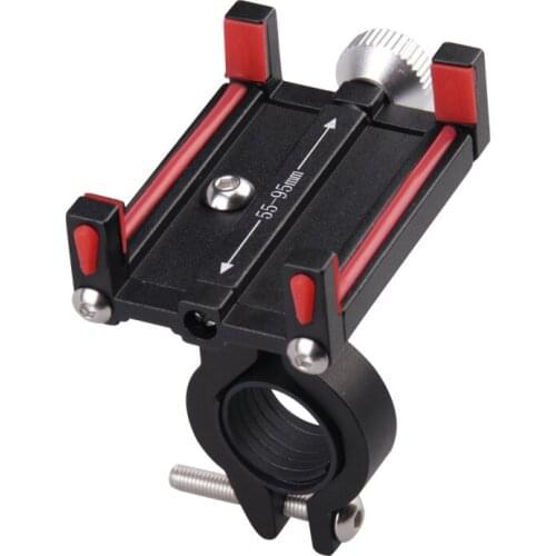 360 Rotata Bike Mobile Phone Holder Aluminum Bicycle Phone Mount Bicycle Holder Non-Slip MTB Phone Mount Stand Cycling Bracket