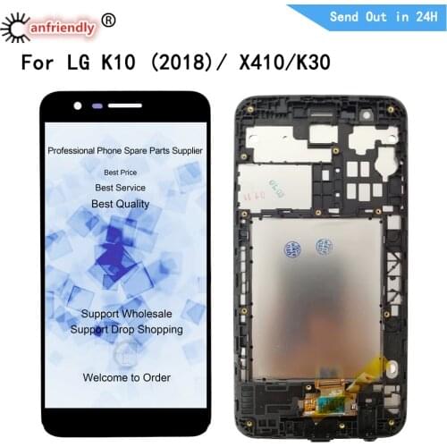 5.3" LCD For LG K10 2018 K30 X410 LCD Display+Touch Panel Screen Digitizer With Frame Assembly Phone Replace Lcds screen