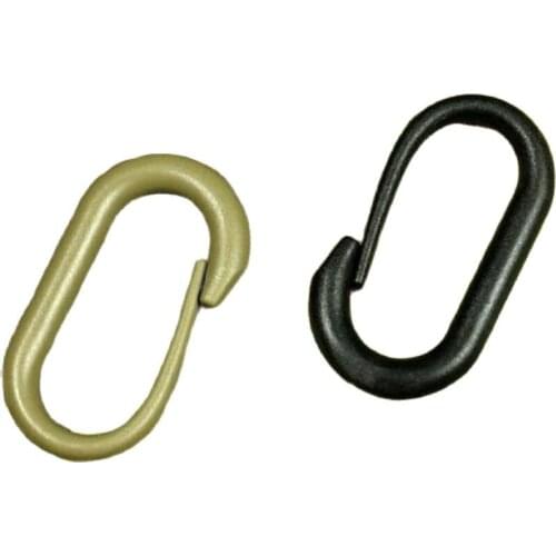 5PCS Plastic Steel Key Chain Tactical Quick Hanging Dey Chain Light Weight Ring Quick Hanging