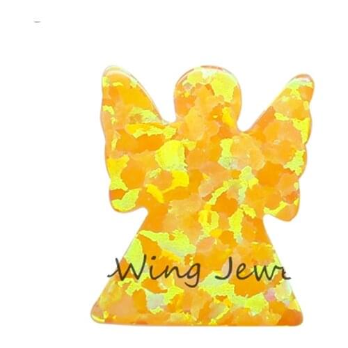 50PCS/lot Wholesale Angle 11*13mm Lab created opal beads Special Shape Opal Synthetic Fire Opal for Lucky DIY Jewellery