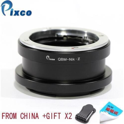 Pixco Lens Adapter for QBM-Nik.z Lens Mount Adapter Ring for Rollei Lens to Nikon Z Mount Camera Nikon Z6 Nikon Z7
