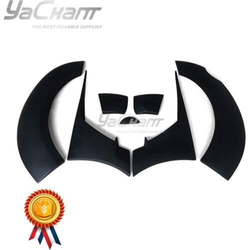 Car-Styling Fiber Glass Carbon Fiber Rear Fender Flares Fit For 2014-2019 C7 PD Style Rear Fender Flares (7Pcs)