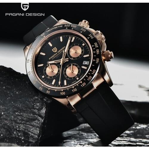 Pagani Design 2021 New Luxury Fashion Leisure Mens Quartz Watches Multi Function Waterproof Timing Calendar Japanese VK63 Clock