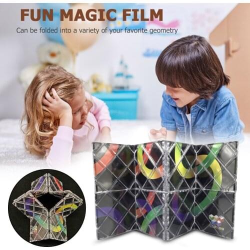 Children Panels Puzzle Twisty Cube Folding Puzzle Magic Board Classic Toy Professional Panel Puzzle for Children Antistress Toy