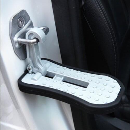 Aluminum Alloy Door Pedal Car Modification Supplies Safety Door Steps Adjustable Angle Bearing Design