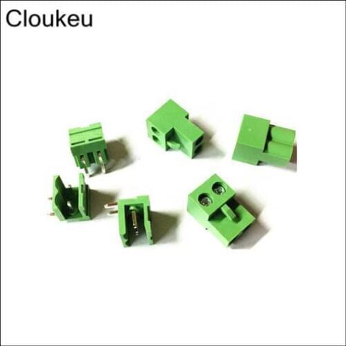 HT5.08 2P Bending pin Connecting terminal HT5.08-2PL 5.08mm Connector Plug+Socket 10Sets