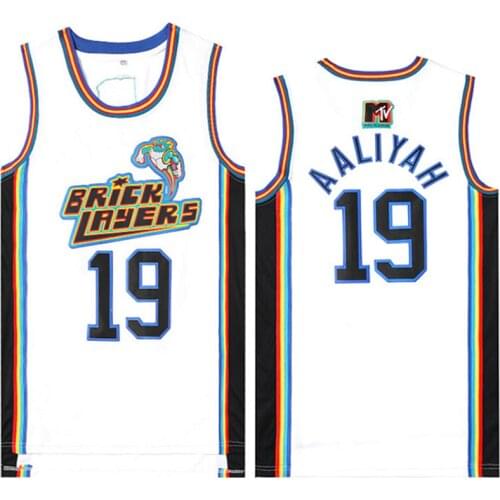 Brick Layers AALIYAH Jersey MTV DA BRAT 9# WARREN G 2# Basketball Jerseys