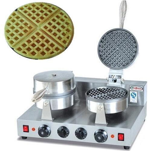 Small home use waffle maker electric waffle baker double-end waffle machine