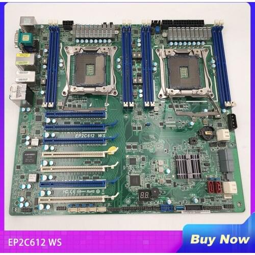 Server Motherboard For ASROCK EP2C612 WS Perfect Test