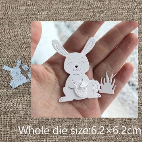 New Design Craft Metal Cutting Dies cut die 3pcs easter bunny grass egg scrapbooking Album Paper Card Craft Embossing Die Cuts