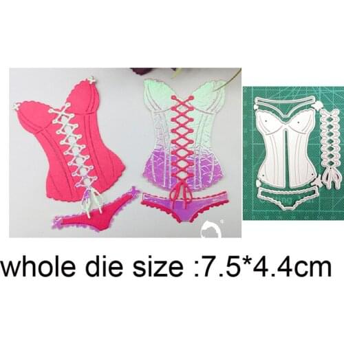 Metal cutting dies cut die mold Sexy lingerie swimsuit decoration Scrapbook paper craft knife mould blade punch stencils dies