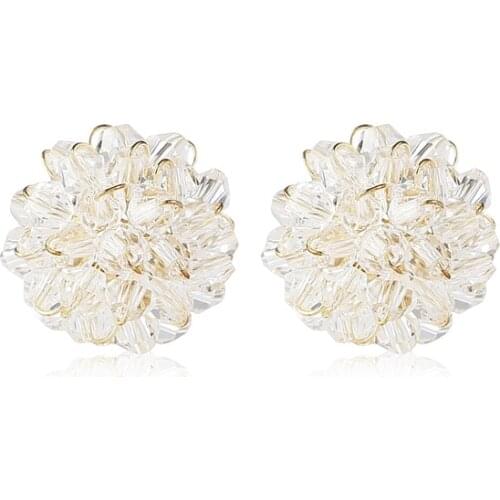 Fashion jewelry luxury dangle earrings D letter geometric design gold earrings statement earrings for women