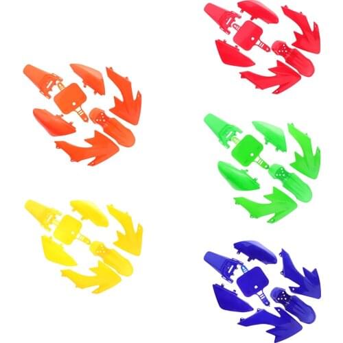 ABS Plastic Fender Fairing Body Work Kit Set for HONDA XR50 CRF50 SSR SDG Dirt Bike ATV, Quad Bike