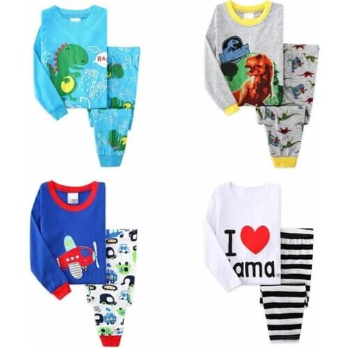 2020 Brand New Homewear Childrens Cartoon Pajamas Kids Pyjamas Boys Girls Infantii Sleepwear Baby Nightwear