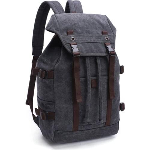 Unisex Latest College School Bag Backpack Leisure Retro Sports Gym Bag Canvas Backpack