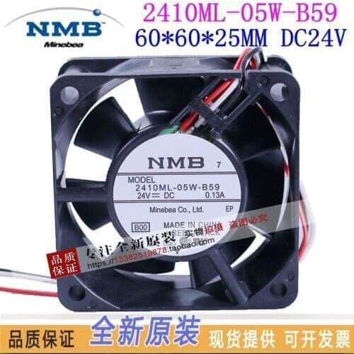 NEW NMB-MAT NMB 2410ML-05W-B59 DC24V 6025 3lines FOR FANUC cooling fan