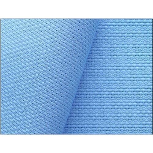 Oneroom 14ST 14CT 11CT 11ST embroidery cross stitch canvas fabric light blue color any size 100cmx150cm 7