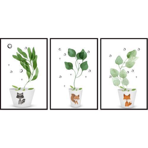 Factory wholesale (No Framed) Modern flower series Canvas Print On Canvas Printing Wall Pictures 12YM-A-619