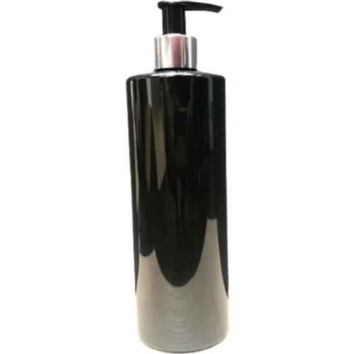 Bulk White Black Pet Plastic Pump Bottle Chrome Pump 500ml Lotion Sub-bottling Shampoo Cosmetic Container Empty Dispenser