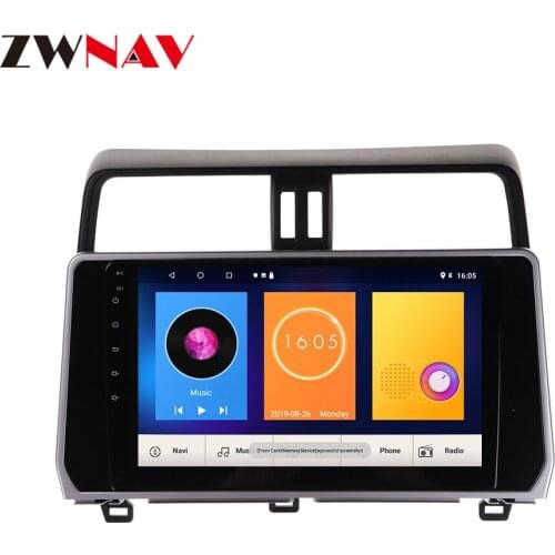 PX6 4+128G Android 10 Car Multimedia player For Toyota Prado 2018-2019 car radio stereo GPS navi head unit touch screen free map