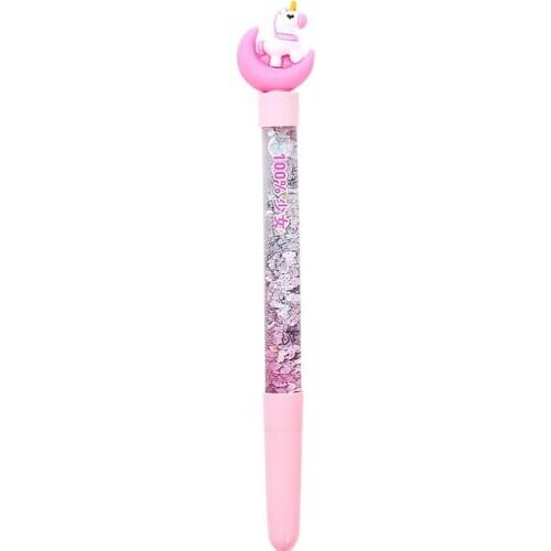 Quicksand Pen Exceed Adorable Personality Girl Heart Pen Black Pen Student Use Originality Lovely Girl Student