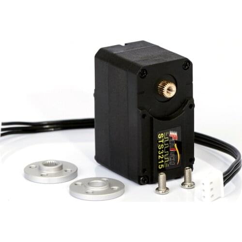 7.4V 20Kg Bus Servo 360 Degree Coreless Motor Working Mode Mechanical Robot Arm 6DOF Axis Educational Parts STS3215