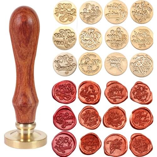 Retro Wax Seal Stamp Replace Copper Head Vintage Envelope Sealing Hobby Tools DIY Sealing Wax Decoration Craft Kits