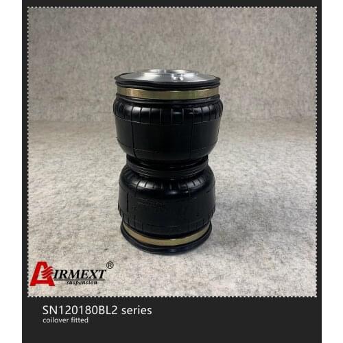 SN120180BL2-BCR-S/Fit BC coilover (Thread pitch M53*2)Air suspension Double convolute rubber airspring/airbag shock absorber