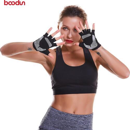 BOODUN Cycling Fitness tactical Gloves Gym Home indoor Strength training exercise Bicycle Bike Men Women Unisex Breathable mesh