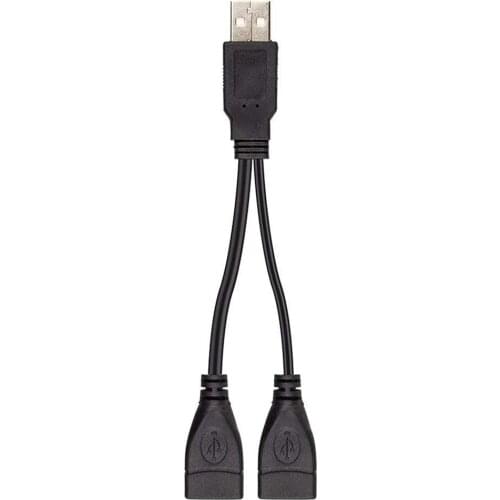 USB Data Splitter Cable 2port Data Transfer Hub For Tesla Model 3 USB Charging Line Wireless Charging Amicably