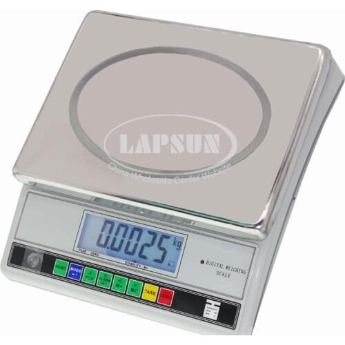 3 10 15 30KG 0.1g 0.5g 1g Accurate Balance Weight Electric Digital Scale RS232 Port Print Printer Slot Rechargeabel Battery