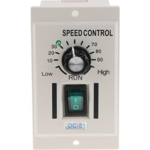 DC Motor Rotary Knob Voltage Speed Controller AC 220V To DC 0-180V AC 220V 50Hz