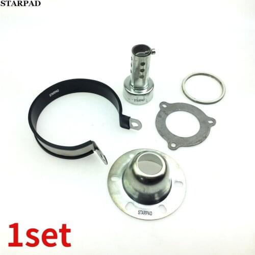 For Motorcycle CBR400 CB400 Exhaust Pipe for VTEC VFR400 for WRS Short Silencer Straight Modified Installation,Buckles,Welding