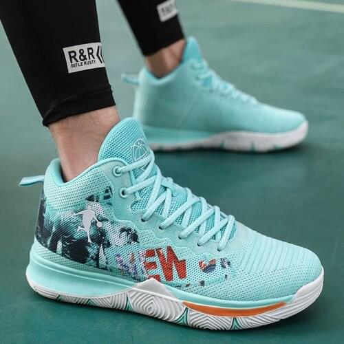 Woman Streetball Master Basketball Shoes Breathable Anti-slip Wearable Basketball Sneakers Rebound Gym Outdoor Sports Shoes