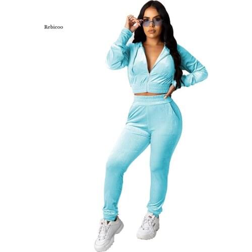 Velvet Two Piece Set Women Rave Festival Clothing Full Sleeve Hooded Short Coat And Elastic Waist Biker Short Velour Tracksuits