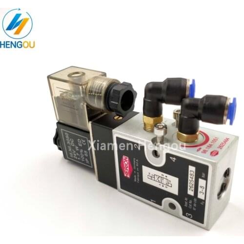 1 Piece 6mm Fitting head hole 61.184.1051 98.184.1051 Hengoucn 4/2-way valve Heidelberg SM102 CD102 SM74 SM52 machine parts