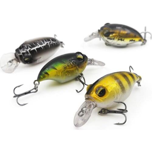 5pcs/set 8g38mm Floating Crankbaits Wobbler Fishing Lures Crank Bait Whit Box for Trout Perch Zander Crappie Lures