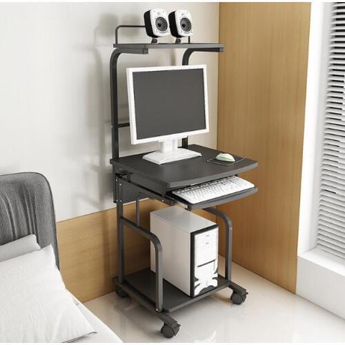 60*50CM Multi-purpose Mobile Laptop desks Writing desk Two layers Computer Desk