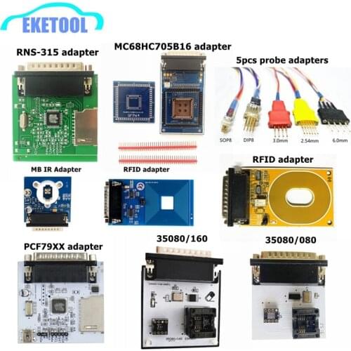 35080 Adapter 35080/160 Erase Adapter For iProg Programmer Works iProg+ RFID/PCF79XX Adapter/5 Probe Pins
