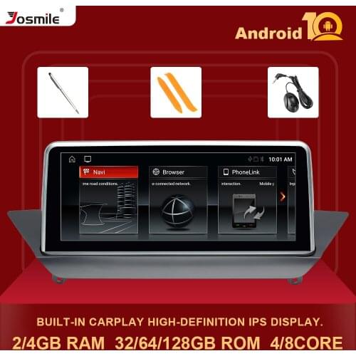 4GB IPS DSP Car Multimedia player For BMW X1 E84 CIC 2009-2015 Android 10.0 Radio GPS Navigation Audio Screen Head Unit Stereo
