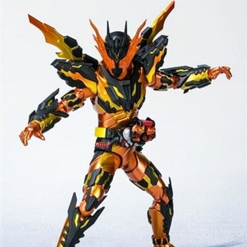 Bandai Kamen Rider Build Lava Dragon Manzhang Dragon I Lava Actionable Doll Decoration Toy Model Boy Gift