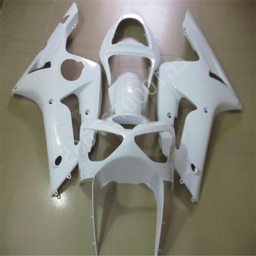 White For Kawasaki Ninja 636 ZX-6R ZX6R 03-04 Body Fairing Kit Motorcycle Ninja 636 ZX-6R ZX6R 2003 2004 Fairing