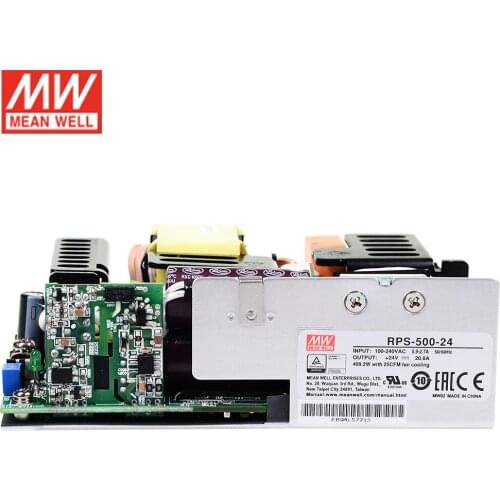 MEAN WELL RPS-500-24 20.8A 24V 500W Medical Grade Open Frame Power Supply PCB power unit PSU Blank type