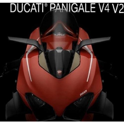 Motorcycl Side Mirror Modified Wind Wing Adjustable Rotating Rearview Mirror For Ducati Panigale V2 V4 For YAMAHA YZF R1 S1000RR