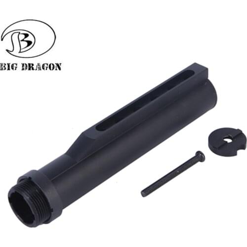 BIG DRAGON 6 Position Stock Pipe for Tactical Airsoft Rifle AEG M4 M4A1 Hunting Jinming CS Game Toy Gun Gel Ball Accessory