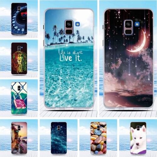 For Samsung Galaxy A8 Plus 2018 Case TPU Paint Case For Samsung Galaxy A8 Plus 2018 A730F A730 SM-A730 Soft Silicone Phone Case