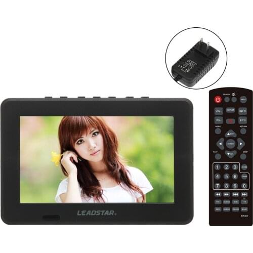 LEADSTAR Mini TV 7 inch ATSC Digital Analog Television 800x600 Resolution Portable Video Player Support PVR USB TF Card